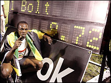 Usain Bolt 100m World Record Holder